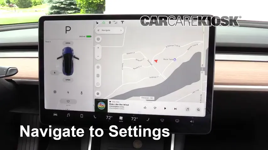 2018 Tesla 3 Electric Bluetooth Par Teléfono
